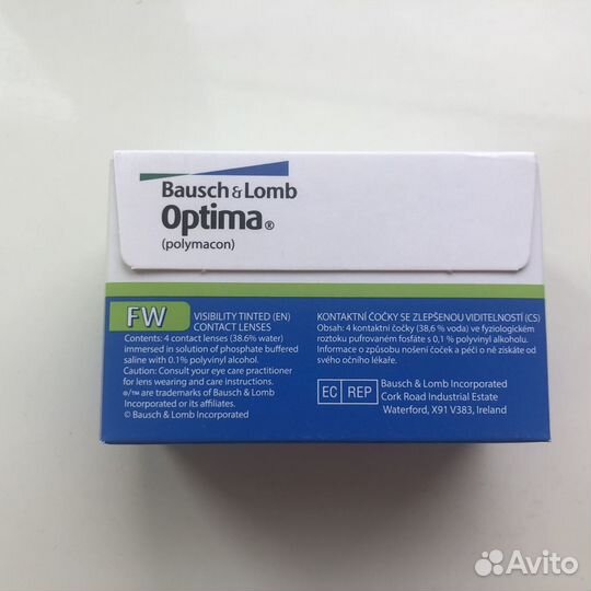 Контактные линзы Bausch & Lomb Optima -1.75 4шт