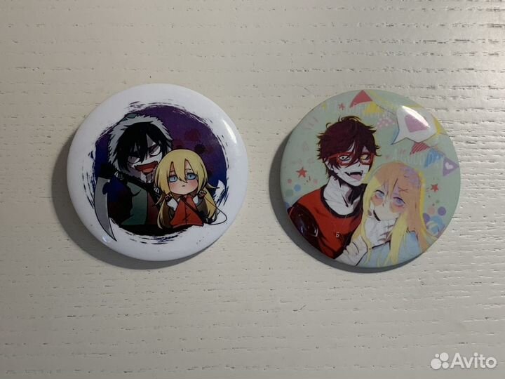 Большие аниме значки