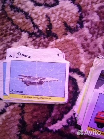 Вкладыши от жвачек