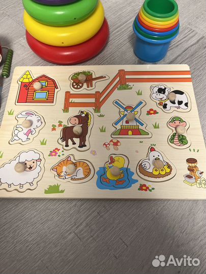 Развивающие игрушки пакетом