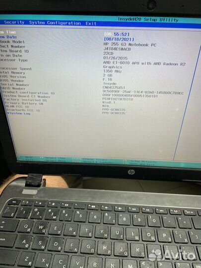 Материнская плата HP 15-g 15Z-G000 la-a996p