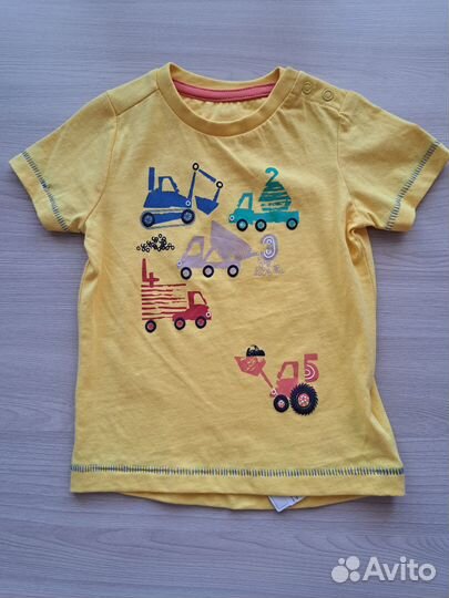 Футболки новые Mothercare 80