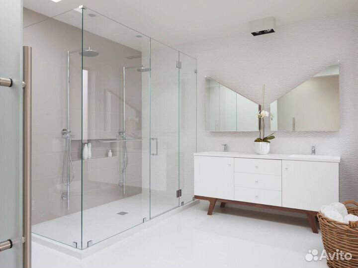 Душевая кабина из стекла