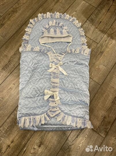 Конверт на выписку для мальчика всесезонный