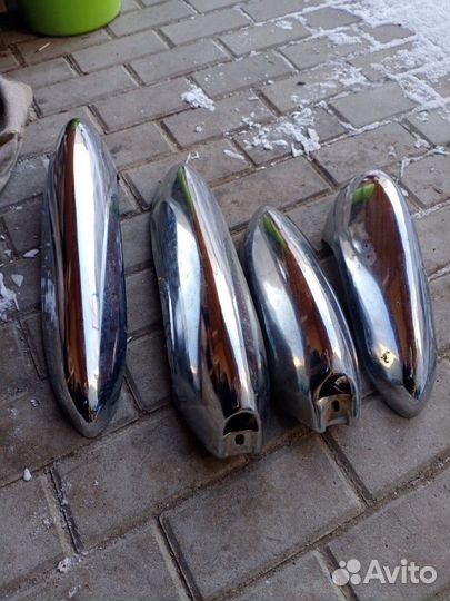 Хромированные клыки для 24 волги