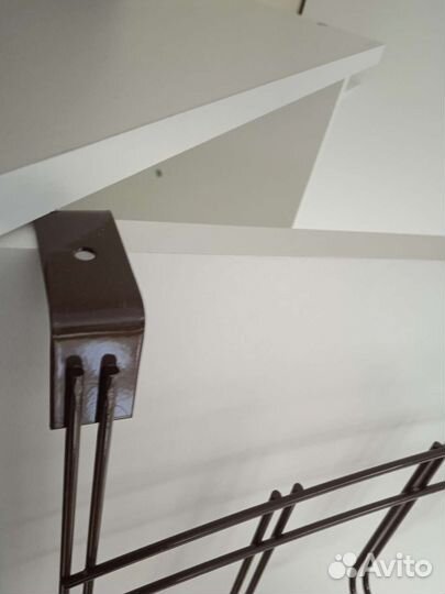 Вешалка на дверь 6 крючков металлическая