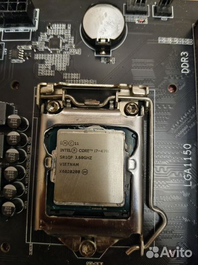 Комплект i7 4790 + материнская плата h97 + DDR3