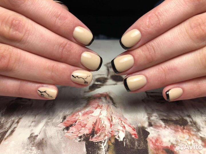 Маникюр, гель лак, наращивание