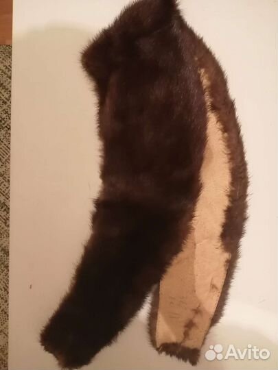 Меховой воротник норка