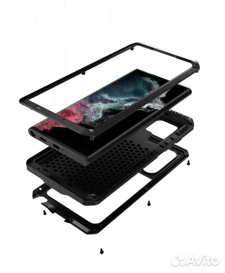 Противоударный бампер на Samsung galaxy s22 ultra