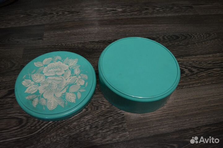 Коробка, шкатулка СССР карболит цветы