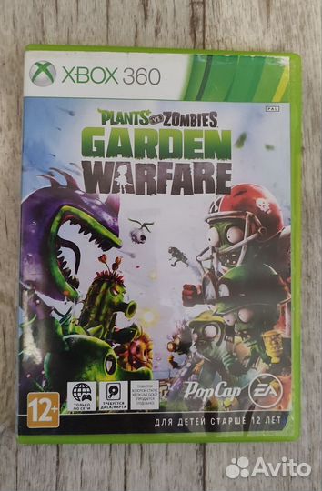 Диск для Xbox 360 Plants vs Zombies