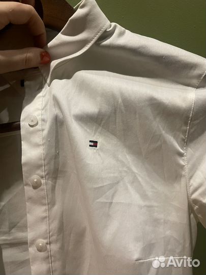 Рубашка женская белая tommy hilfiger