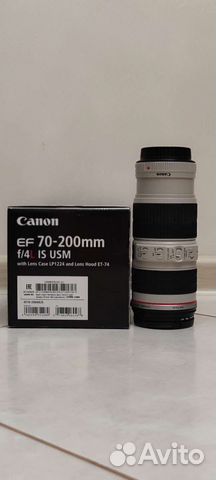 Объектив canon ef 70-200mm f/4L is usm