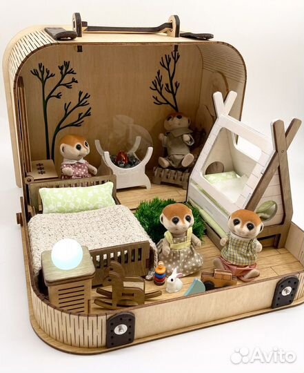 Кукольный домик-чемодан «Сканди»