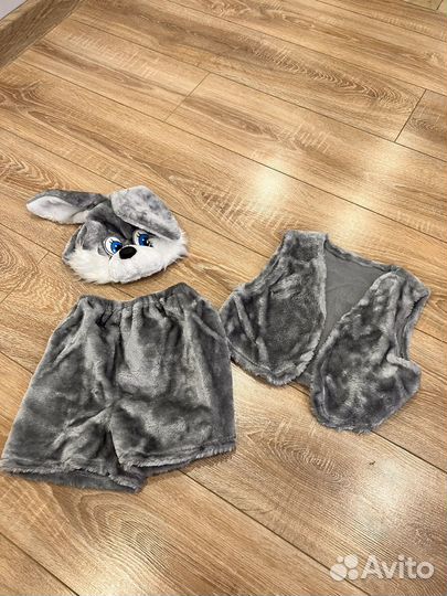 Новогодний костюм зайчика 110 размер