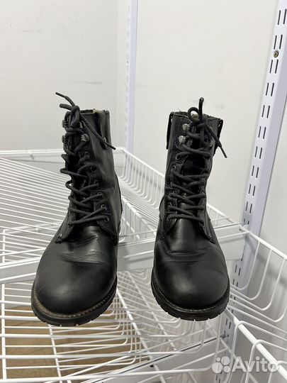 Ботинки кожаные