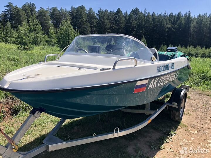 Каскад 430+Mercury 30+прицеп 2014 года