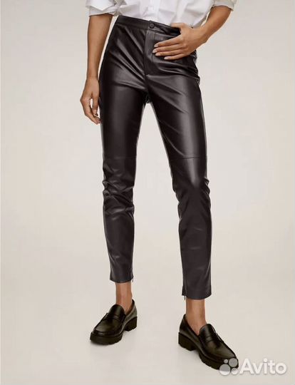 Кожаные леггинсы