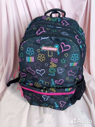 Рюкзак школьный для девочки Dr Kong размер М