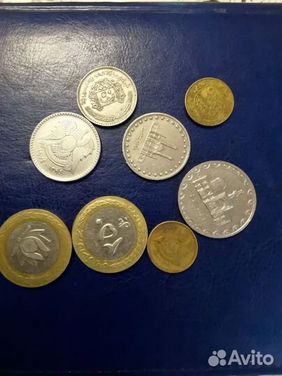 Монеты Иран, Сирия, Египет, Алжир,Эфиопия (лев)