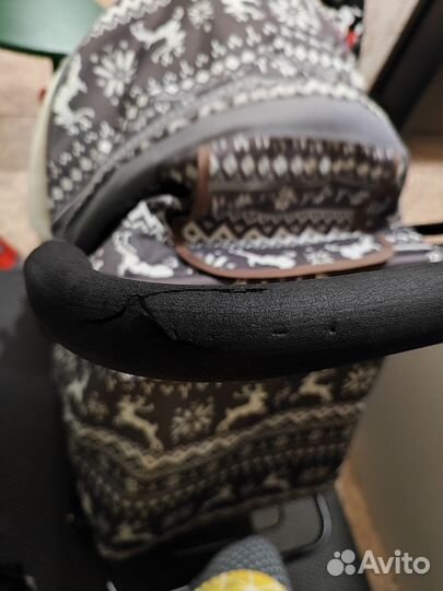 Детские санки коляска с колесами