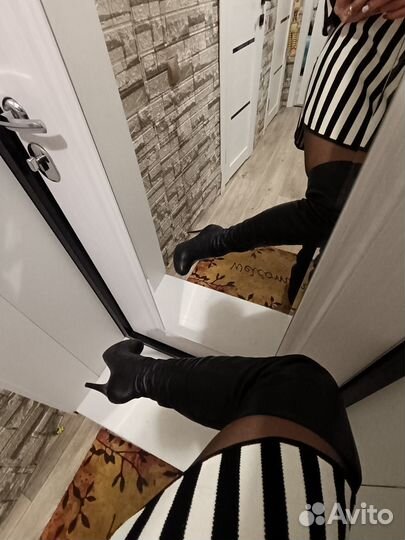 Ботфорты на каблуке 37