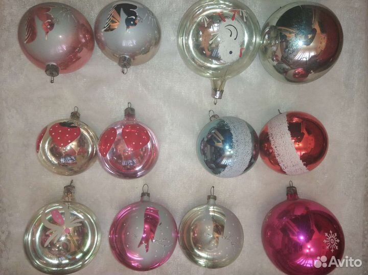 Ёлочные игрушки.винтаж