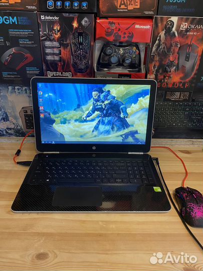 HP i7-6th 10гб Озу Видео 940mx SSD+HDD 1trb