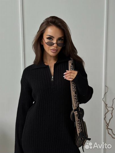 Платье трикотажное женское