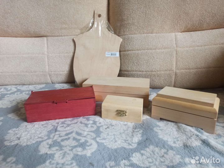 Деревянные шкатулки под роспись
