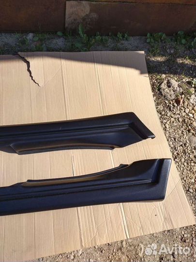 Накладки на пороги ваз 2110 12 11 катран