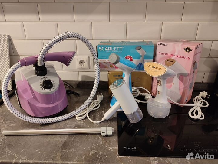 Отпариватели ручные, вертикальные, дорожные, новые