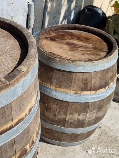 Деревянная бочка дубовая
