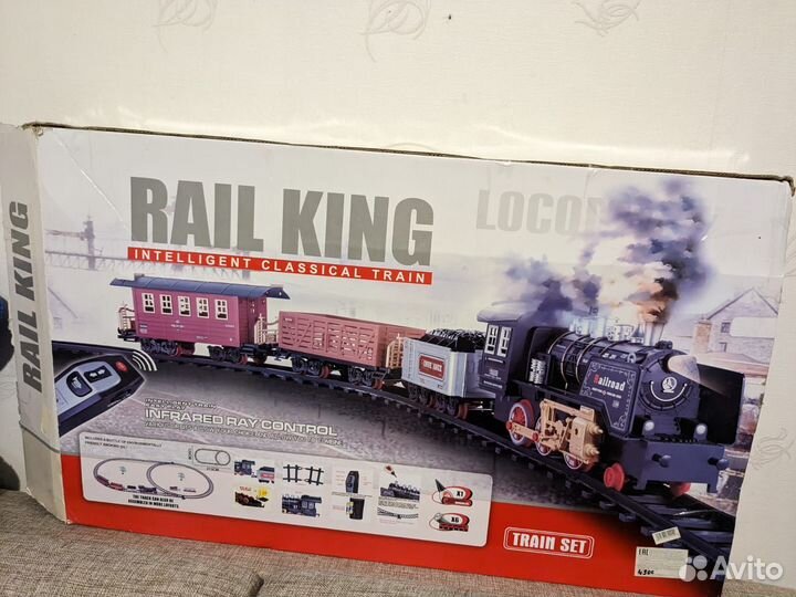 Поезд с железной дорогой