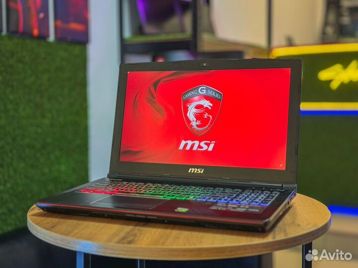 Игровой ноутбук MSI - GTX 1050 Ti + intel i7