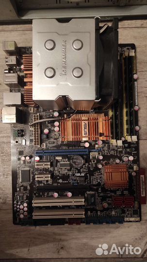 Комплект xeon x5450, 8gb ddr2, asus p5k/epu, башня