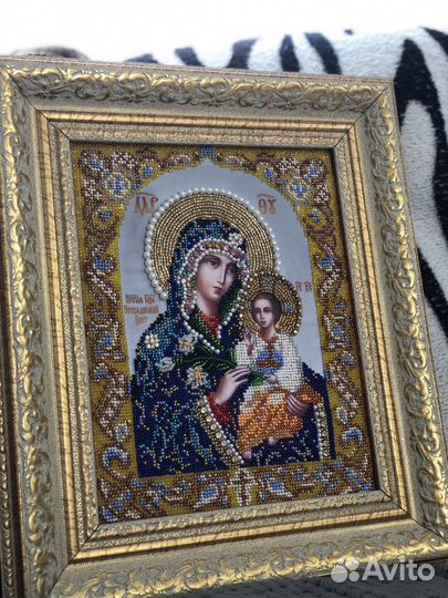 Икона из бисера