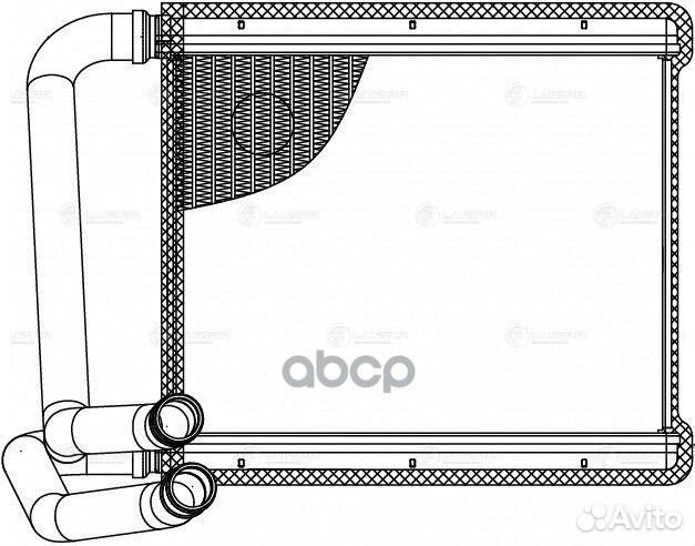 Радиатор отопителя салона hyundai solaris II 17