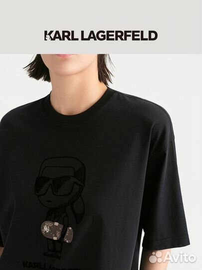 XS-L Новая Футболка майка Karl lagerfeld оригинал