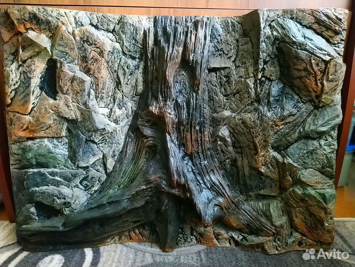 Объёмный фон для аквариума/террариума