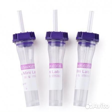 Микропробирки с капилляром с эдта К2, 0,5 мл, 10х4