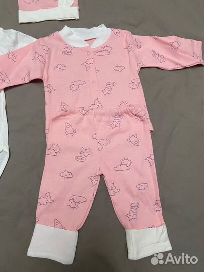 Комплект для новорожденной, для девочки