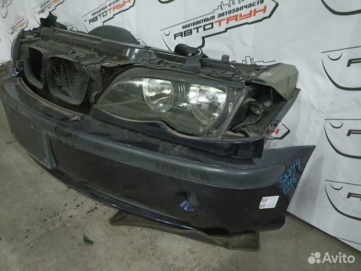 Nosecut BMW 3-series E46 2 модель темно-синий S324
