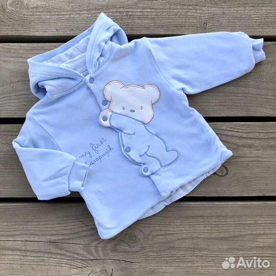 Утеплённый костюм 74 р-р кофта, брюки