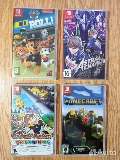 Игры на картриджах для Nintendo Switch