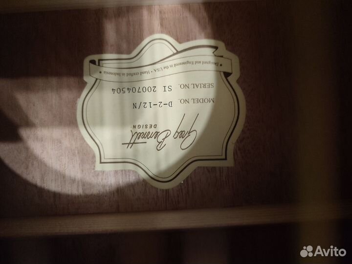 Акустическая гитара Greg Bennett D2-12/N