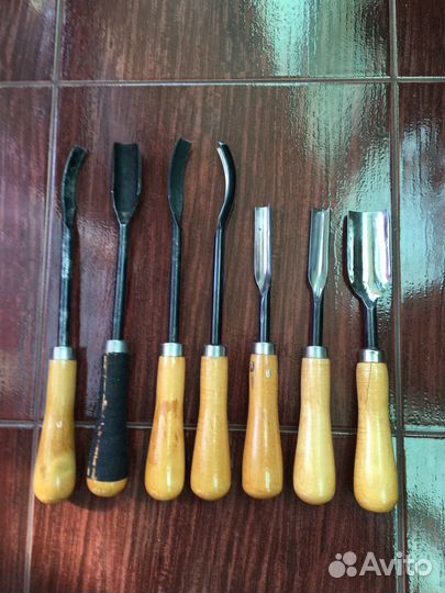 Резцы по дереву худфонд СССР стамески Подольские