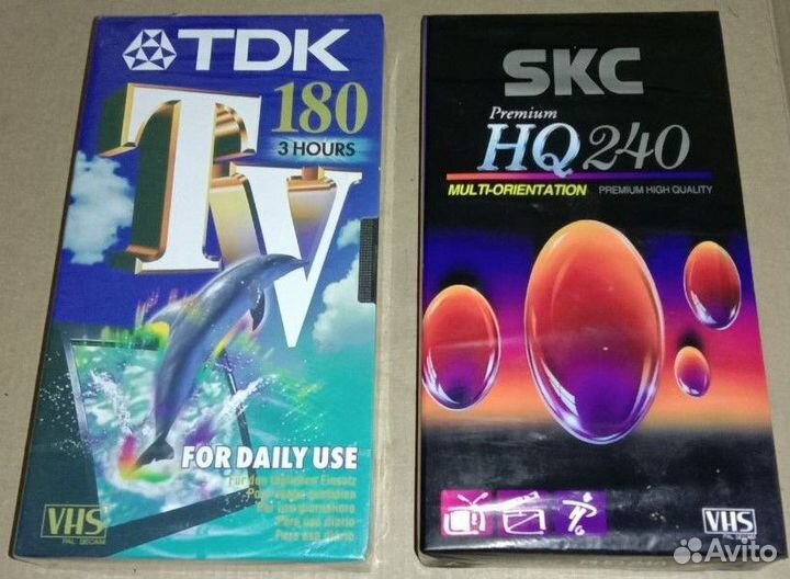 Видеокассеты vhs новые