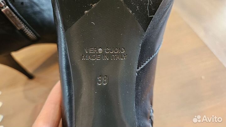 Ботильоны натуральная кожа Италия